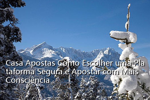 Casa Apostas Como Escolher uma Plataforma Segura e Apostar com Mais Consciência
